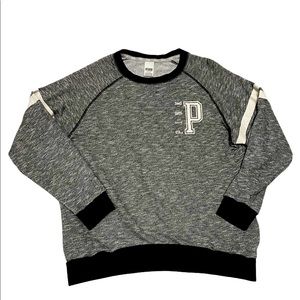 Victoria's Secret PINK marble grey sweatshirt M